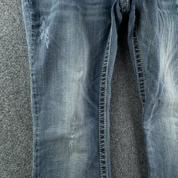 Miss Me Signature Boot Embellished Jeans Size 30x34 JP5853B2 Urban Cotton Blend - Picture 5 of 16